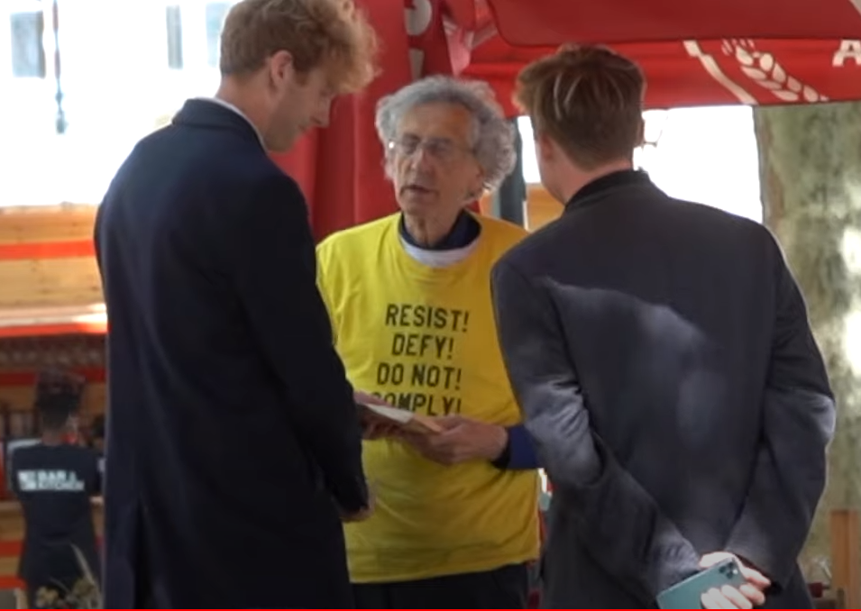 Is Piers Corbyn accepting a bribe?